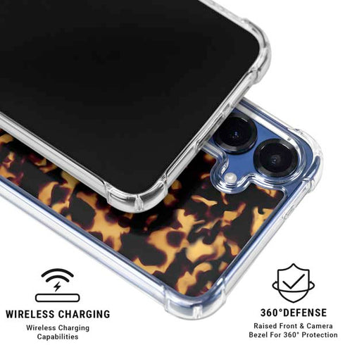 Tortoise Shell Galaxy S25 Clear Case